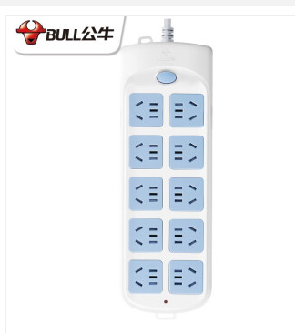 公牛（BULL）新國標(biāo)插座 插線板/插排/ 10孔